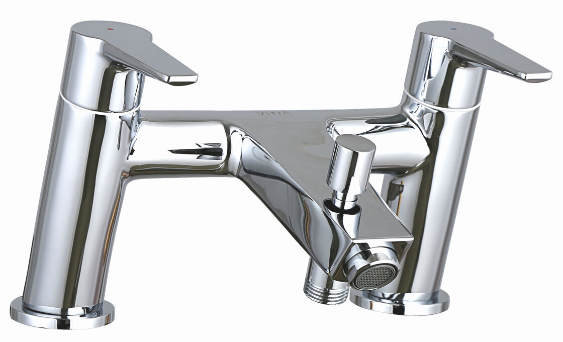 Double Handle Bath Shower Mixer Faucet Suitable for Commercial Bathroom T9241